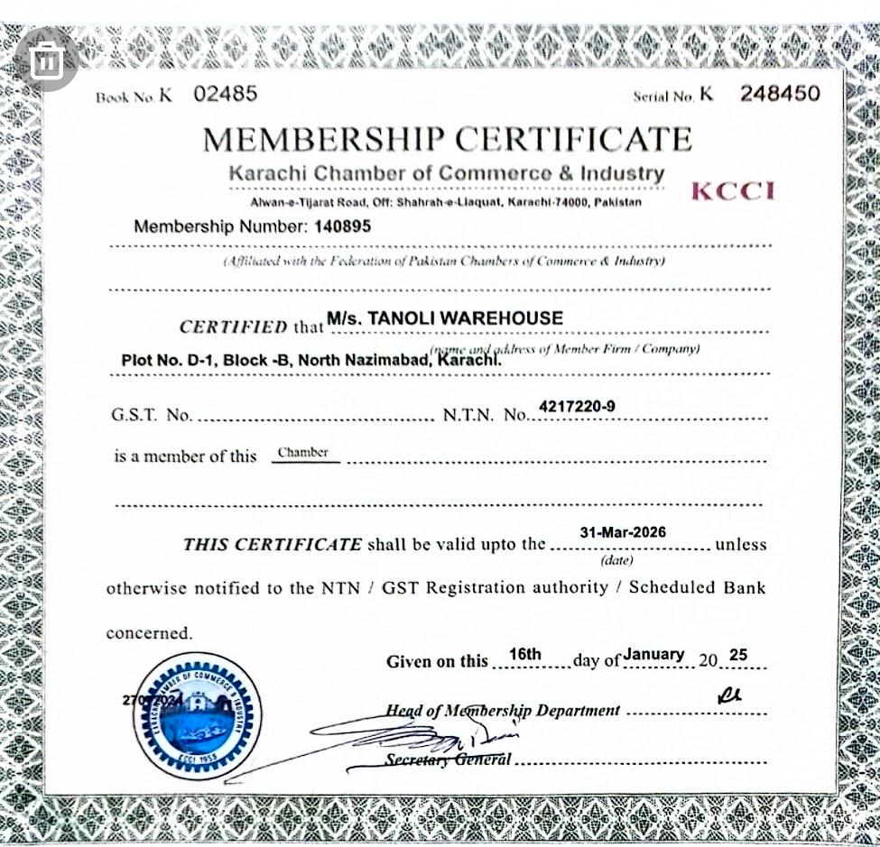 Certificate 1